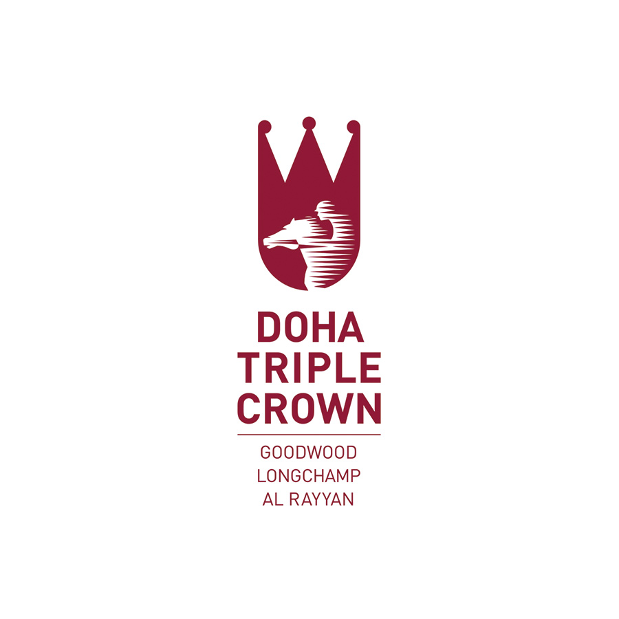 DOHA Triple Crown Logo Design